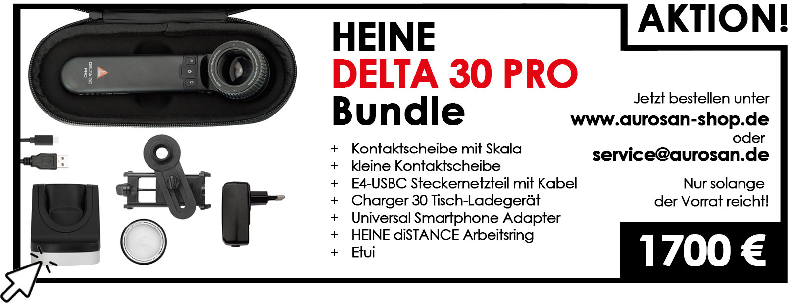 Aktion HEINE DELTA 30 PRO Bundle