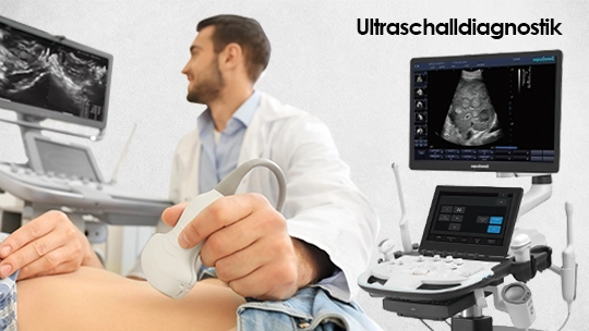 Moderne Ultraschalldiagnostik im Humanbereich