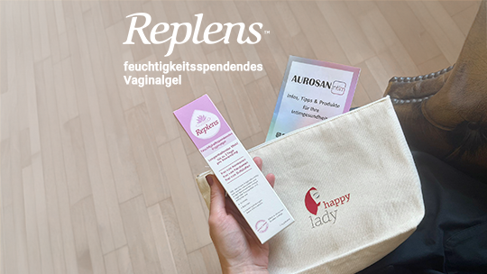 Replens™ Vaginalgel in der HAPPY LADY-Tasche