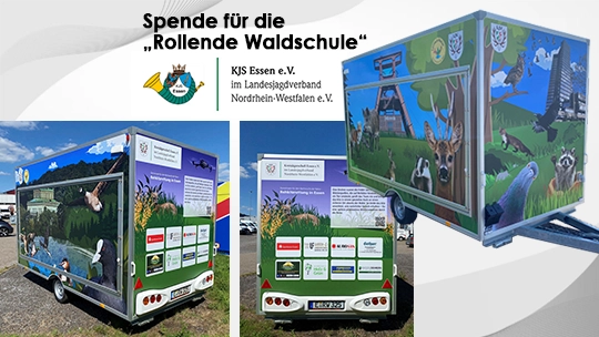 AUROSAN unterstützt die „Rollende Waldschule“ der KJS Essen e.V.