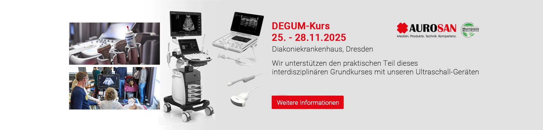 132. Grundkurs Ultraschall-Kurse Diakonissen-Krankenhaus