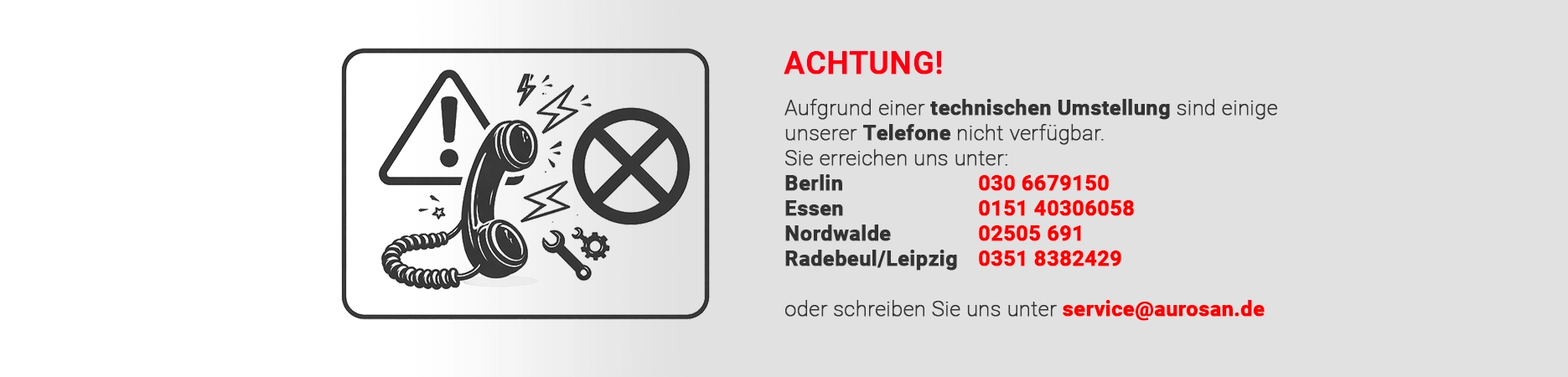 Technische Störung