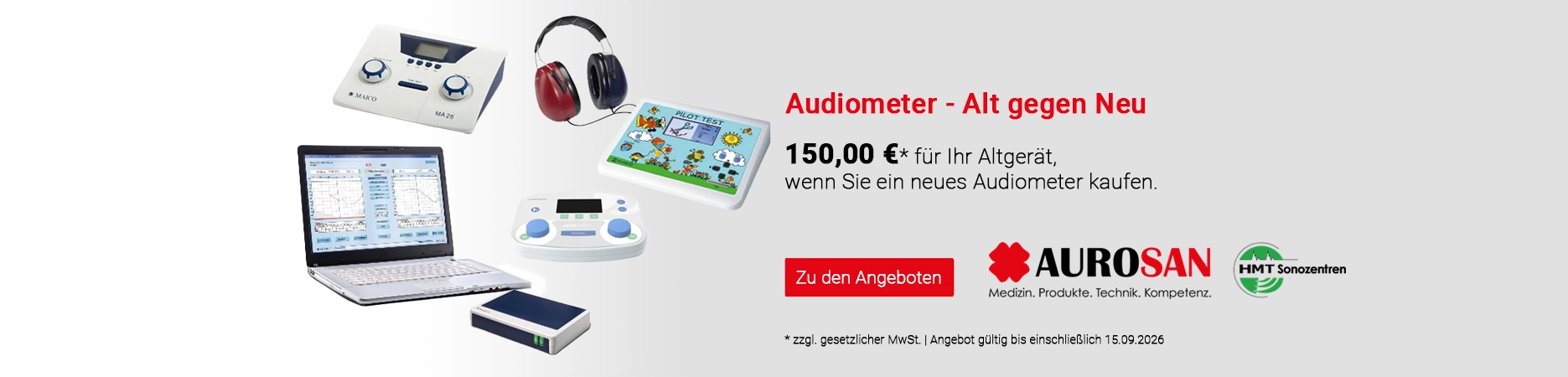 Alt gegen Neu Audiometer