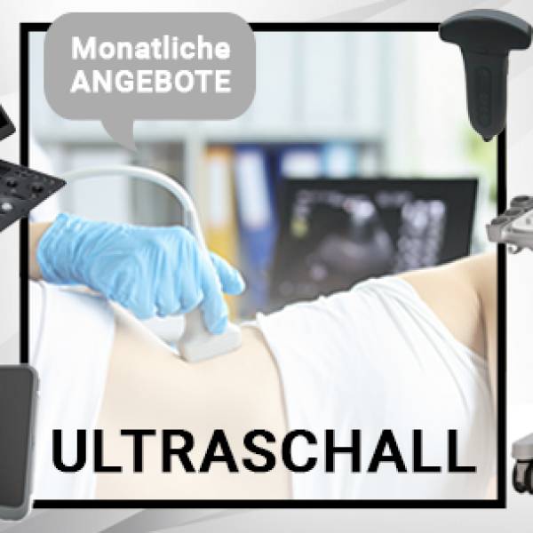 Alles rund um Ultraschall: Geräte, Sonden, Verbrauchsmaterial, technischer Service und passende Aktionsangebote