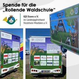 AUROSAN unterstützt die „Rollende Waldschule“ der KJS Essen e.V.