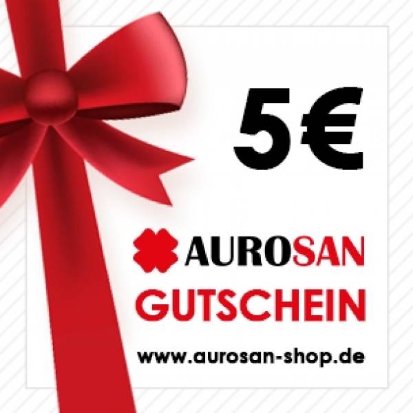 Jetzt im AUROSAN Webshop registrieren und 5€ Gutschein sichern