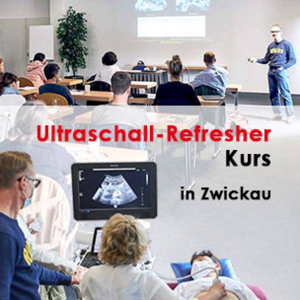 Ultraschall-Refresher 2026 in Zwickau: Theorie und Praxis kompakt (CME-zertifiziert)