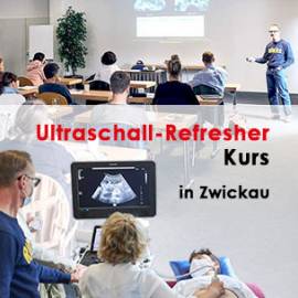 Ultraschall-Refresher 2026 in Zwickau: Theorie und Praxis kompakt (CME-zertifiziert)